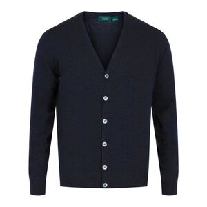 Zanone Deep Blue Men's Cardigan